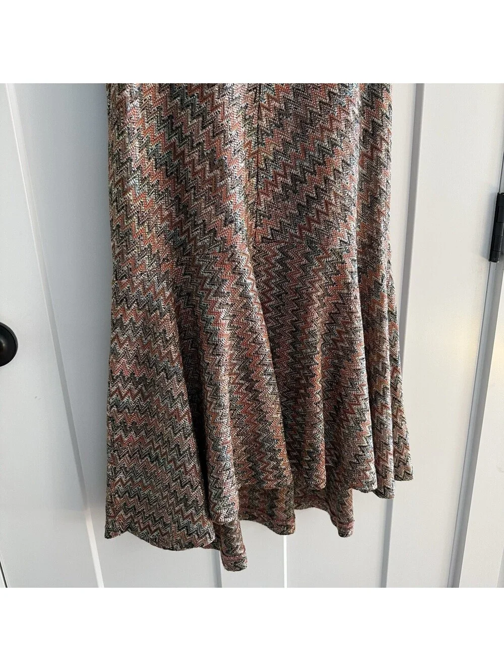 Maeve Anthropologie Westwater Knit Dress XS Chevron A-Line Sleeveless Boho